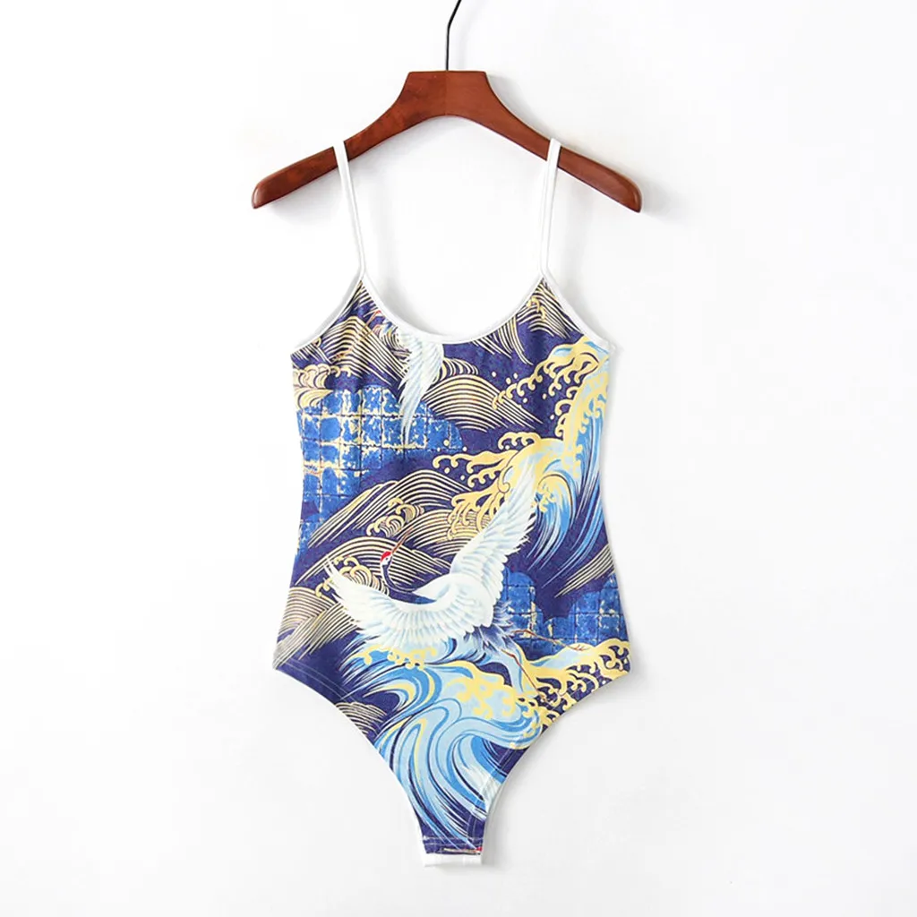 

NEW Bodysuit Summer Attractive Jumpsuit Summer Simple Jumpsuit Women's Print Sexy Slim Sling Jumpsuit Siamese Clothes