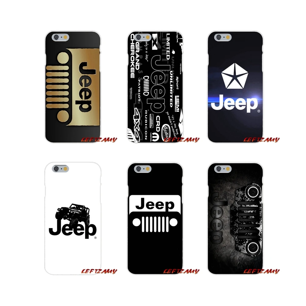 

For iPhone X XR XS MAX 4 4S 5 5S 5C SE 6 6S 7 8 Plus Accessories Phone Shell Covers Car Jeep Wrangler Compact Sport