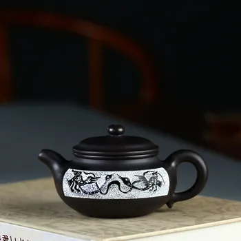 

Raw Ore Black Mud To Fake Something Antique Kettle Kungfu Online Infusion Of Tea Kettle Tea Set To Work In An Office Gift