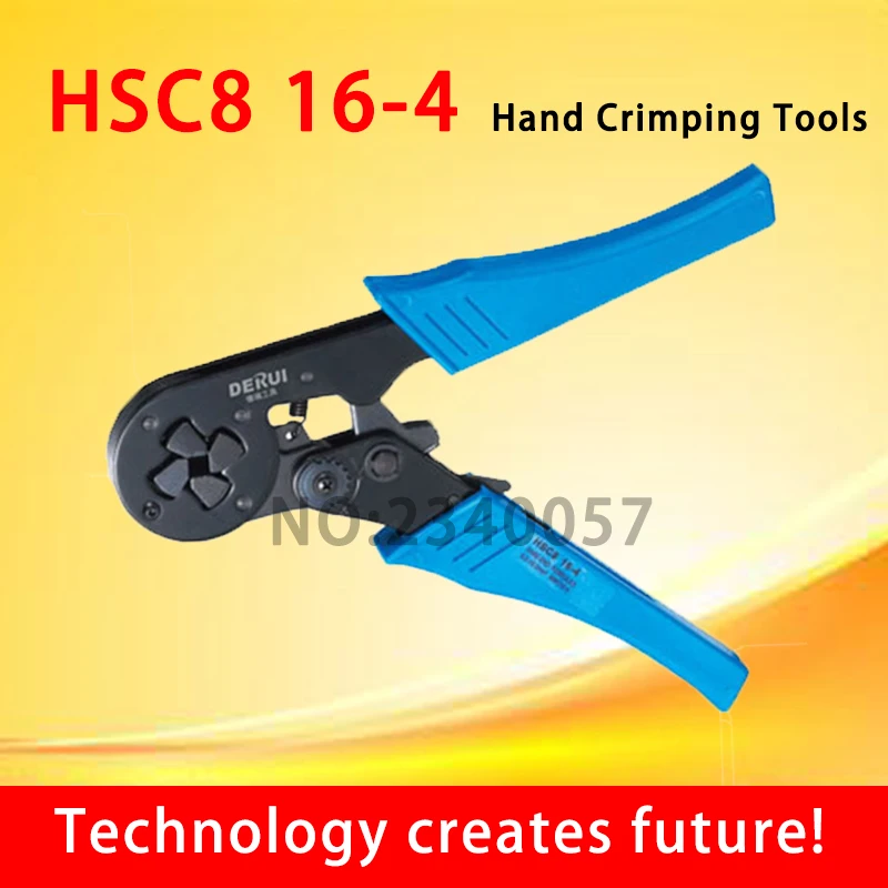 

HSC8 16-4 MINI-TYPE SELF-ADJUSTABLE CRIMPING PLIER 4-16mm2 terminals crimping tools multi tool tools hands pliers