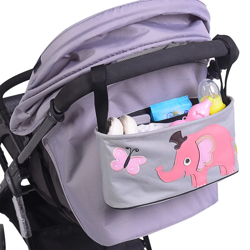 

Factory Outlet Baby Stroller Bag Cute Milk bottle Children Cartoon Travel Trolley Hanging storage bag Kids Toys storage basket