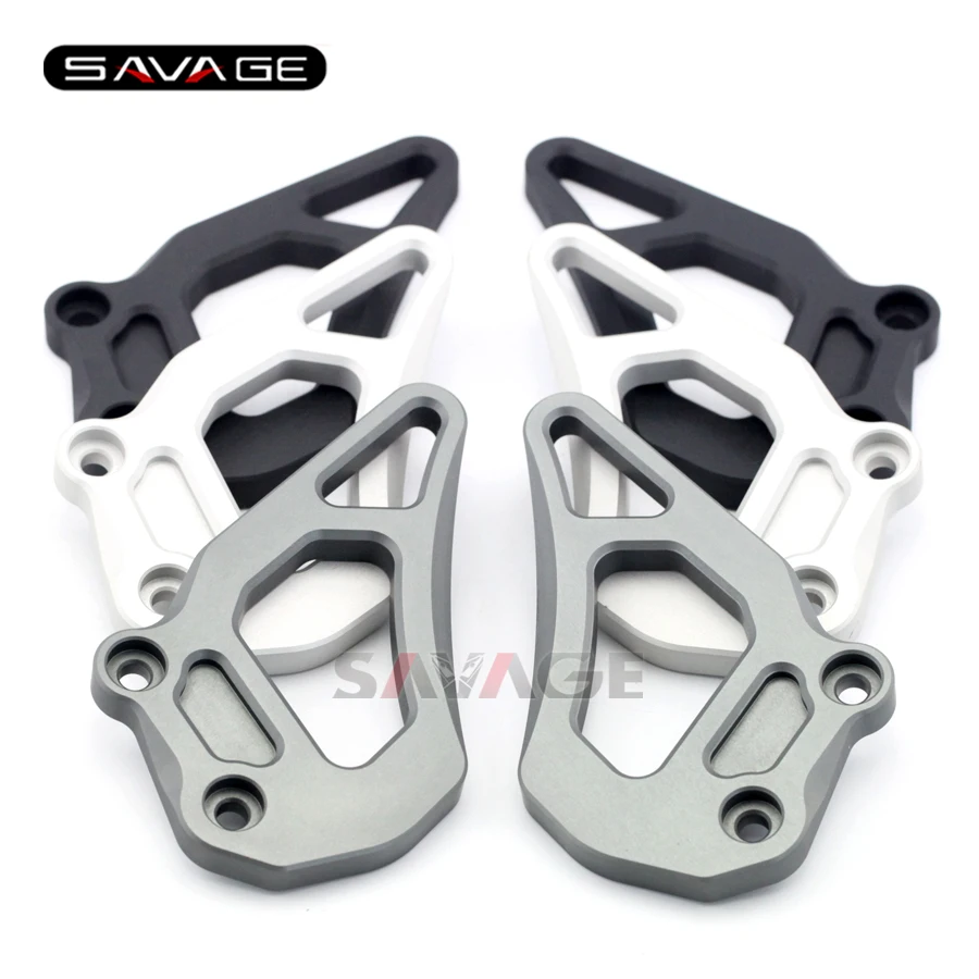 

Heel Plates Guard Protector Footrest Foot Pegs For BMW R1200GS R 1200 GS LC /Adventure 2013 2014 2015 2016 2017 2018