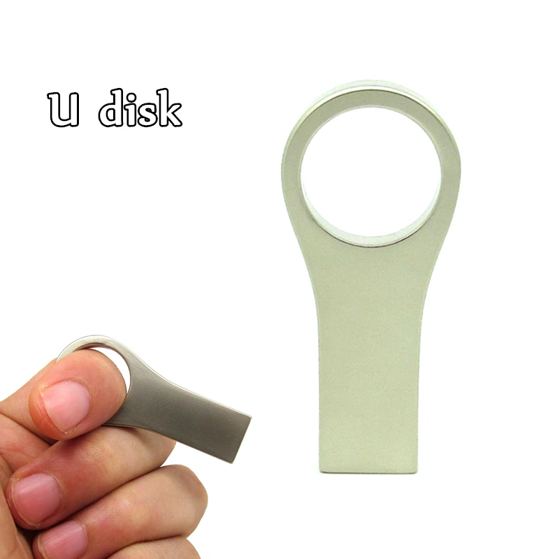 Waterproof silver metal memoria usb flash disk bellek Pen drive personalizado mini tablet gift stick pendrive 4 8 16 32GB | Компьютеры и