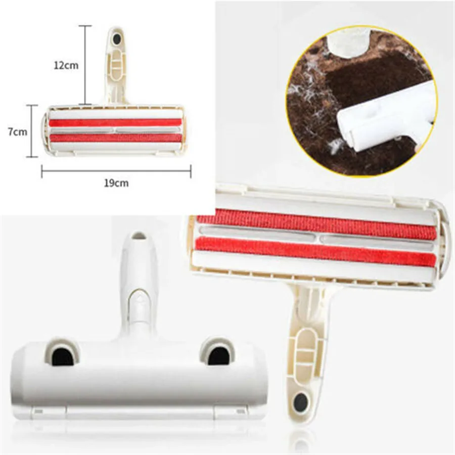 Горячая Волшебная щетка для удаления шерсти домашних животных двухсторонняя Антистатическая щетка для волос одежда для домашних животных волос пуха сухое Приклеивание ворсинок ролик