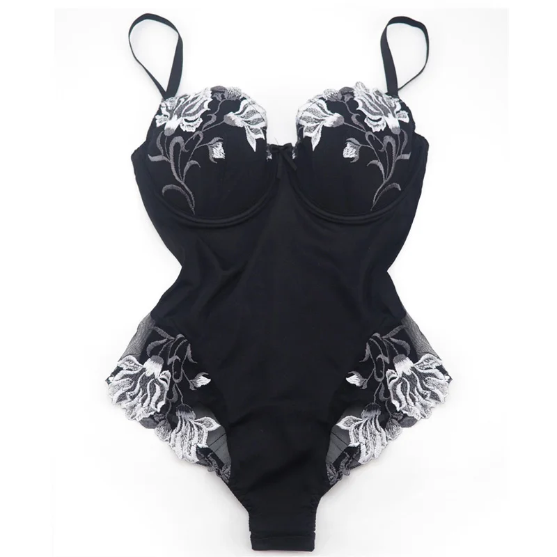 TERMEZY مثير الأزهار التطريز ارتداءها النساء تمتد بذلة الرسن السروال القصير النساء وزرة الدانتيل Playsuits TERMEZY مثير الأزهار التطريز ارتداءها النساء تمتد بذلة الرسن السروال القصير النساء وزرة الدانتيل Playsuits