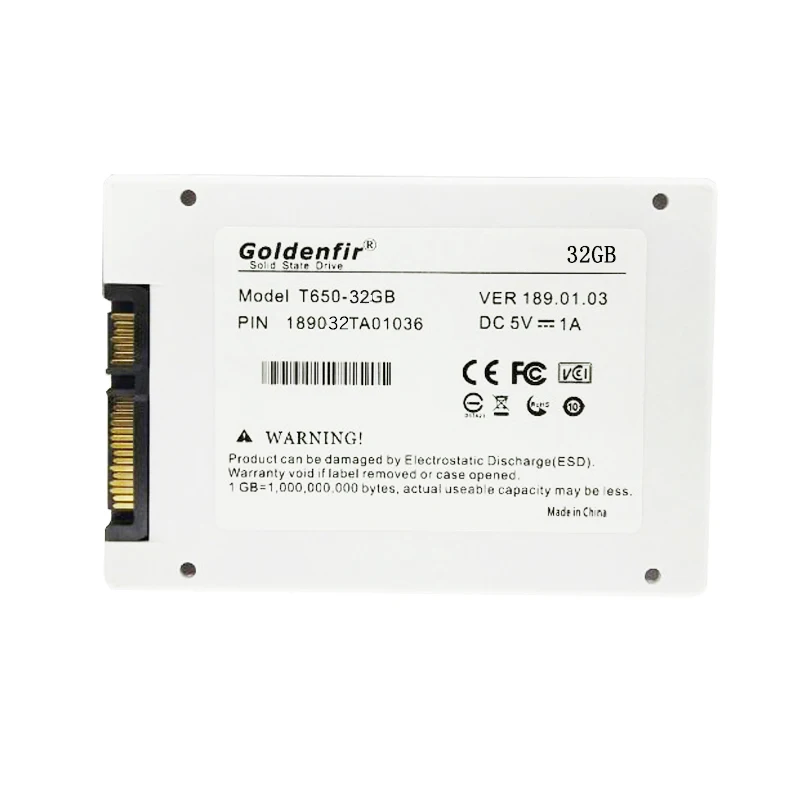 Жесткий диск Goldenfir 60 Гб 32 ГБ 120 240 SSD накопитель для ноутбука 16 2 5 дюйма Sata2 жесткий