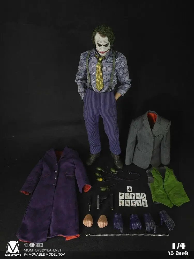 

MOMTOYS MOM2003 1/4 Scale Batman The Dark Knight The Joker 18inch Collectible Action Figure