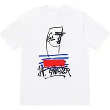 19ss Jean Paul Tee T-shirt Men 1:1 High Quality Summer Style Fashion Casual T-Shirt Men 2019 Summer Round Neck Men'S T Shirt t shirt paul parker t shirt
