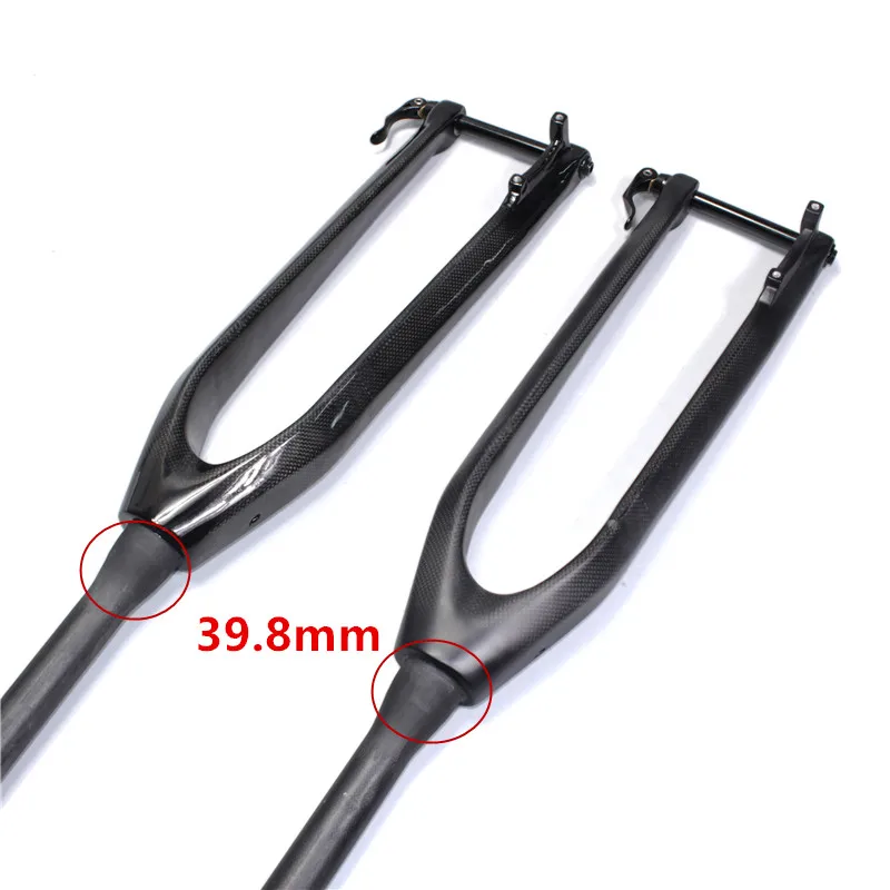 NO LOGO MTB Carbon Fork 2627.529 Rigid Mountain Bikes Fork Tapered Passing Axle 15mm Bicycle Accessories 1-18 3K (4)_