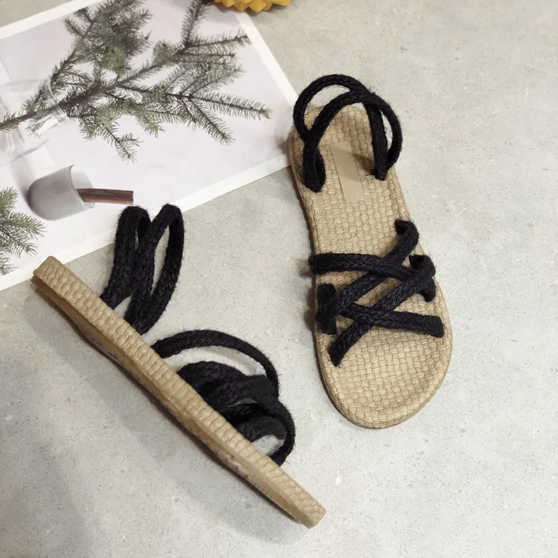 

Women Sandals 2019 New Women Summer Sandals Female Flat Sandals Beach Shoes