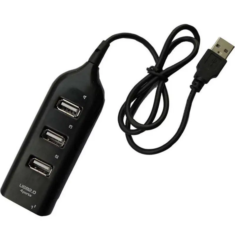 Cewaal высокое Скорость 4 Порты и разъёмы USB 2,0 Multi HUB разветвитель расширения Портативный OTG концентратор USB разветвитель для Apple Macbook Air портативных ПК