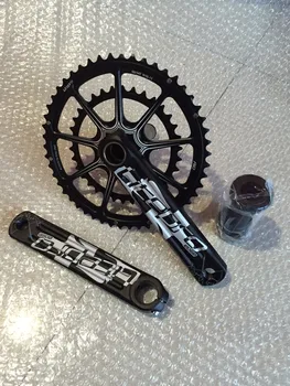 

Litepro CNC BMX Road bike AIO EDGE Hollow double Chainring crankset AL7075-T65 crank 170mm 172.5mm GXP