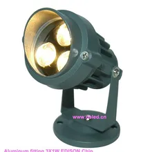 По DHL! Высокая мощность 3 Вт светодио дный свет сада, открытый светодио дный прожектор, 2 года гарантии, DS-06-48-3W, 110 В/220VAC, IP65