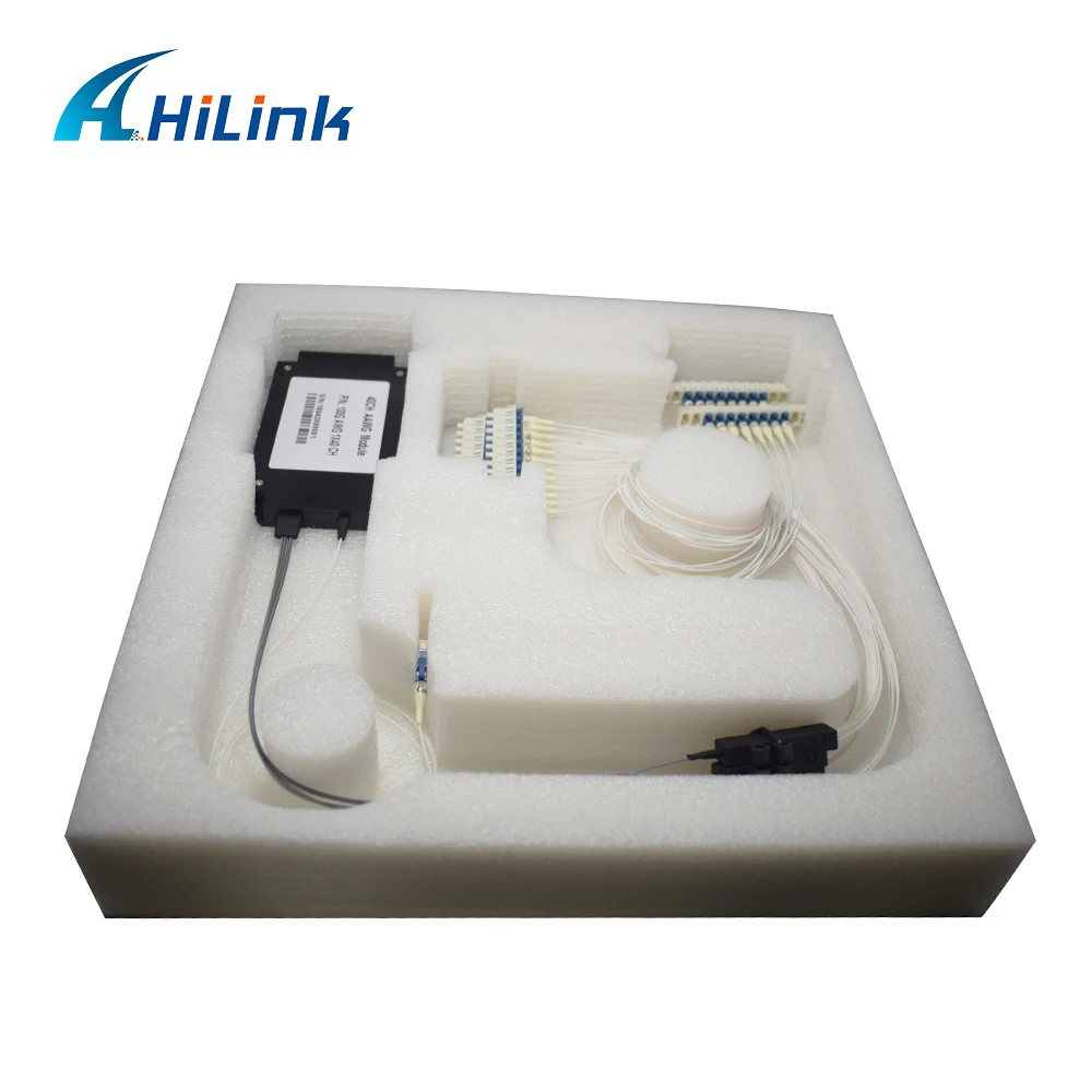 Бесплатная доставка фотоэлементами из одного волокна 40CH DWDM AAWG ABS с разъемом