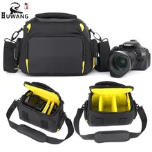 HUWANG 2018 High Quality Waterproof Camera Bag For Canon 1300D 1100D 1200D 60D 750D Camera Fotografica Canon Dsrl Nikon Bag Case