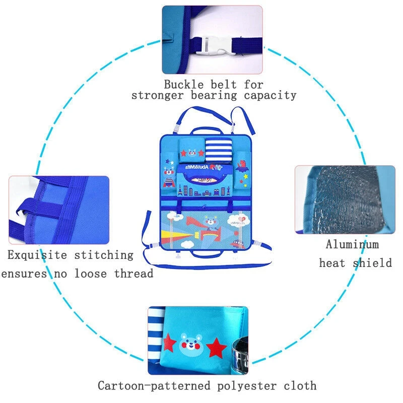 Мультяшное автомобильное сиденье аккуратная сумка для хранения органайзер мульти-карман сумка Авто карман органайзер в авто держатель дети ребенок милый
