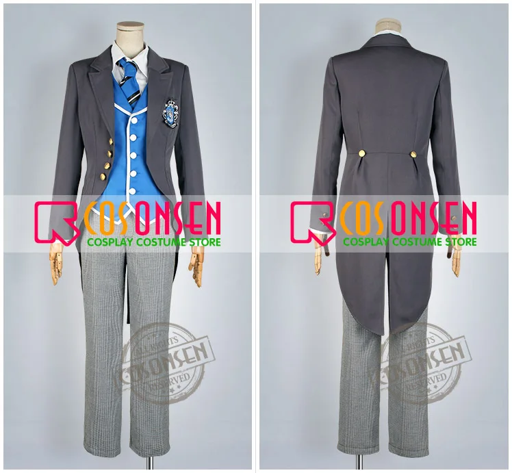 Косплей ONSEN Black Butler Lawrence Bluewer Rorence Школьная форма Костюм на заказ|school uniform cosplay|cosplay