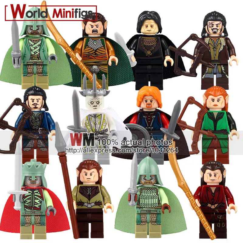 

1PC Big Promotion Bard the Bowman Super Heroes Battle of Five Armies Lord of the rings The hobbit Building Blocks kids Toys