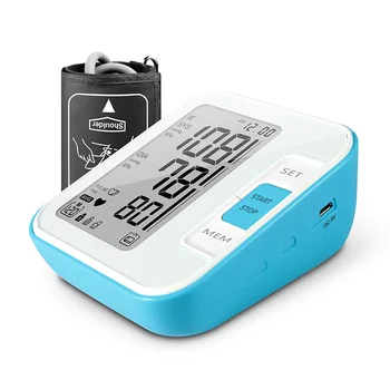 

Cigii Tonometer Large LCD digital Upper Arm Blood pressure monitor 2 cuff Free adapte 120 sets Memory Home health care monitor