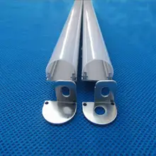 u-образная изогнутая крышка внутренняя ширина 12 монтажный светодиодный алюминиевый профиль с торцевыми колпачками и крепежными зажимами алюминий