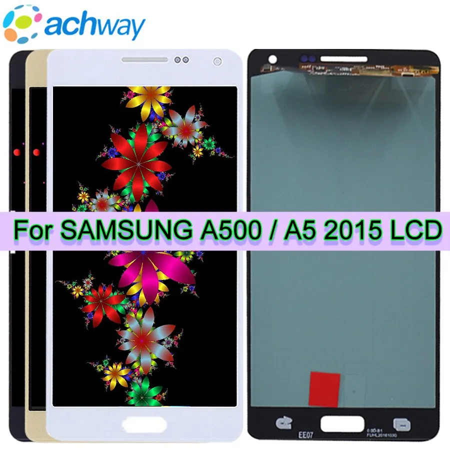 AMOLED LCD для SAMSUNG Galaxy A5 2015 дисплей A500FU A500 A500F A500M сенсорный экран дигитайзер Замена |