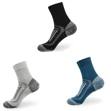 Мужские Плотные хлопковые Дышащие носки для прогулок, уличные носки для велосипедистов, теплые весенне-зимние носки, размер 39-43 P0