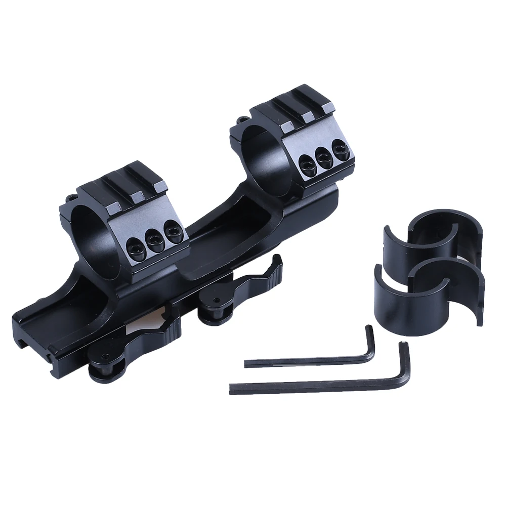بندقية صيد نطاق جبل 25.4mm/30mm سريعة الإصدار الكابولي Picatinny ويفر 20mm السكك الحديدية AR15 AK47 M4 الصيد اكسسوارات بندقية صيد نطاق جبل 25.4mm/30mm سريعة الإصدار الكابولي Picatinny ويفر 20mm السكك الحديدية AR15 AK47 M4 الصيد اكسسوارات