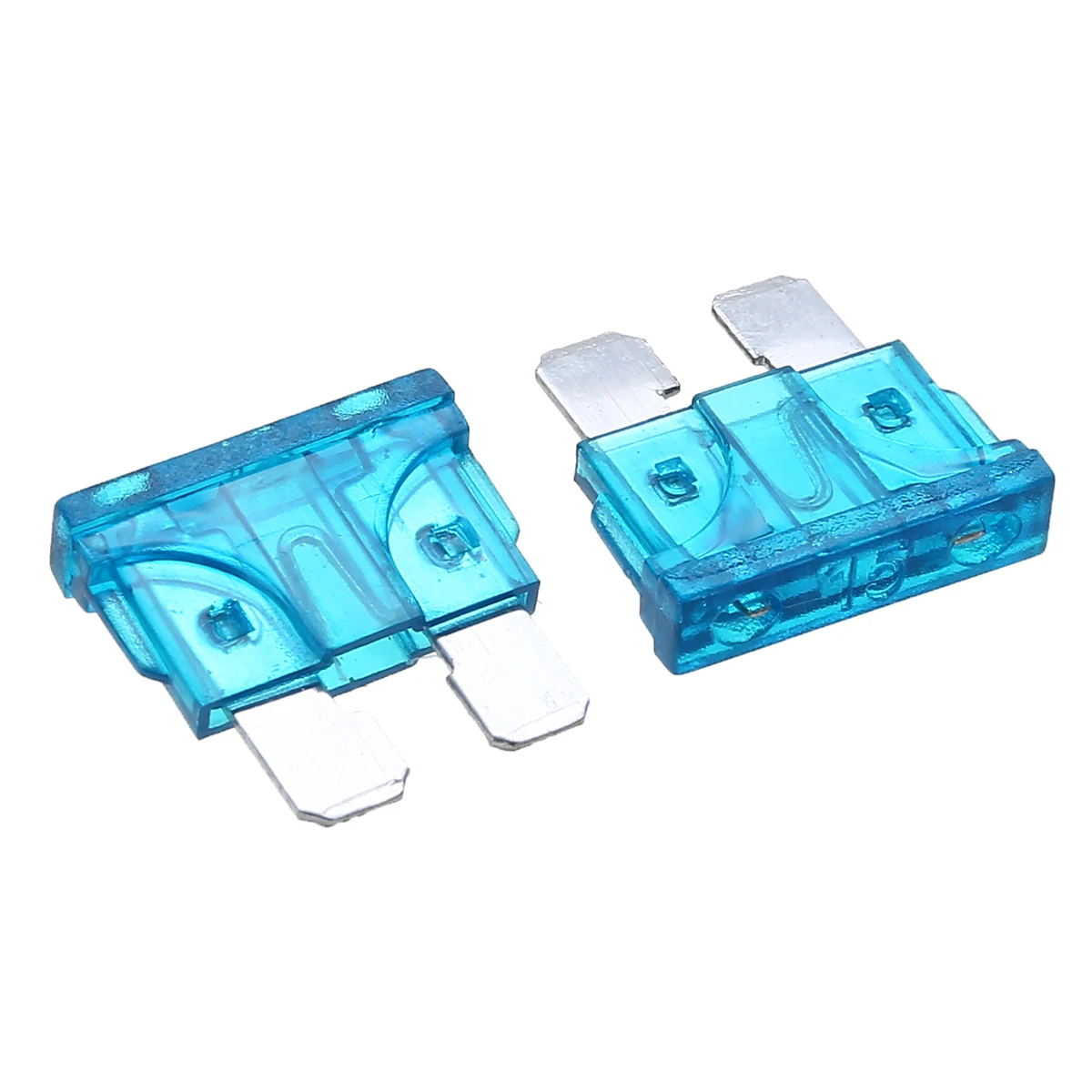 New 10pcs/set Auto Car Truck Standard Fuse Blade 15A 32V Cars Safety Blade Fuses Accessories Kit