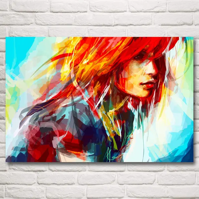 artwork trippy women abstract