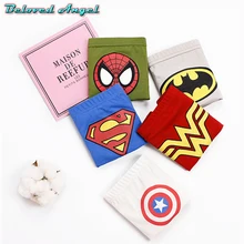 Нижнее белье для мальчиков Новинка года, 5 шт./партия, детские трусы-боксеры для подростков хлопковые мягкие удобные трусы для маленьких мальчиков трусы с героями мультфильмов