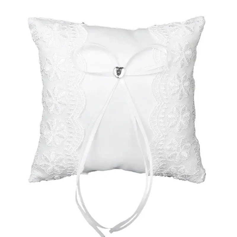 1515cm lace flower decorated bridal wedding ceremony pocket ring bearer pillow cushion wedding accessories - Cheap Wedding Ring 1515cm lace flower decorated bridal wedding ceremony pocket ring bearer pillow cushion wedding accessories - Cheap Wedding Ring