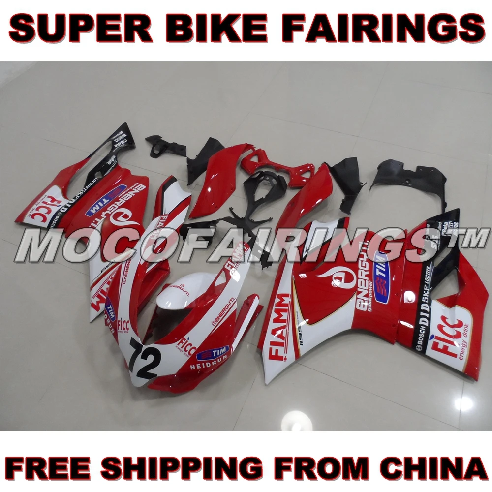 Полный ABS Обтекатели для Ducati 1199 899 2012 2013 Panigale мотоцикл полный комплект обтекателя