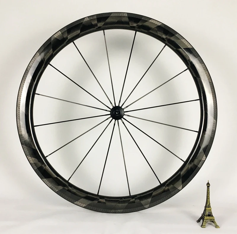 Top Only 1229g 2019 X-Light Carbon wheelset Tubeless 38+50mm road bicycle wheel new brake surface carbon spokes Ceramic 6