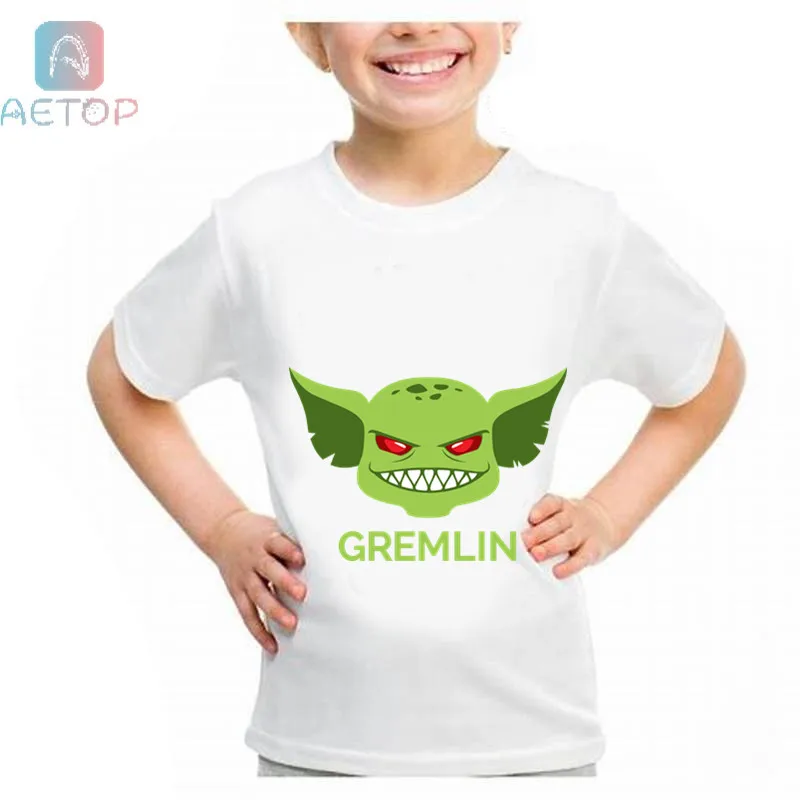 

NEW Gremlins Gizmo 05 Kingdom Funny T-shirt Kids Baby Summer Cute Clothes Boys Girls Tops Gremlins Gizmo T shirt