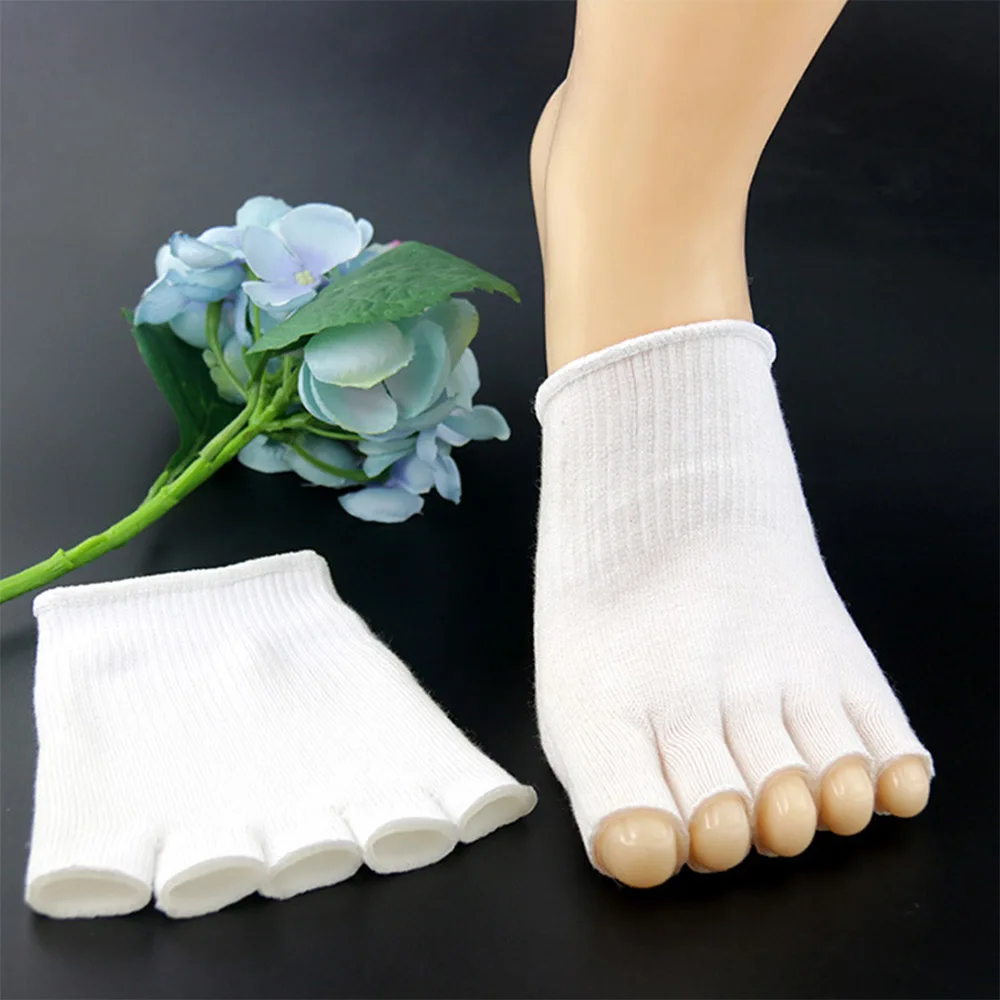 Top Quality Reusable Gel Spa Socks Velvet Soft Beauty Moisturizing