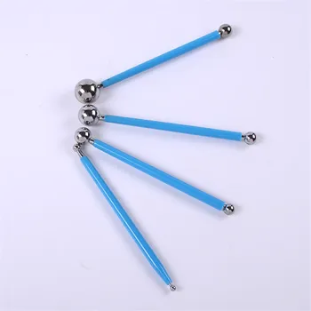 

4pcs/set Stainless Steel Ball Flower Modeling Tools Sugarcraft Fondant Cake Decorating Tool