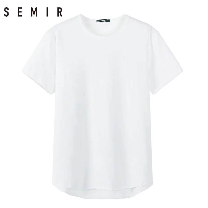 SEMIR Футболка мужская футболка с короткими рукавами летняя 2018 белая рубашка