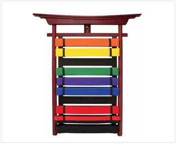 

GINGPAI 2020 New Taekwondo Karate MMA Martial Arts Belt Display Rack Belt Holder