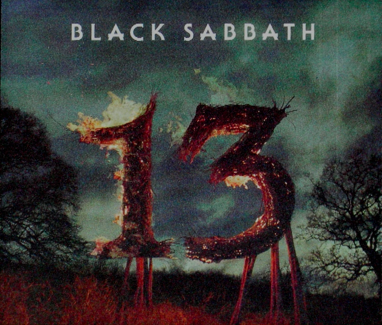 Vintage Album Cover Poster Rock&Roll Black Sabbath "13" Classic Canvas