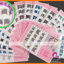 Горячая французский наклейки на ногти 250 шт./лот Mix Высокое качество 3D Дизайн ногтей наклейка DHL и EMS