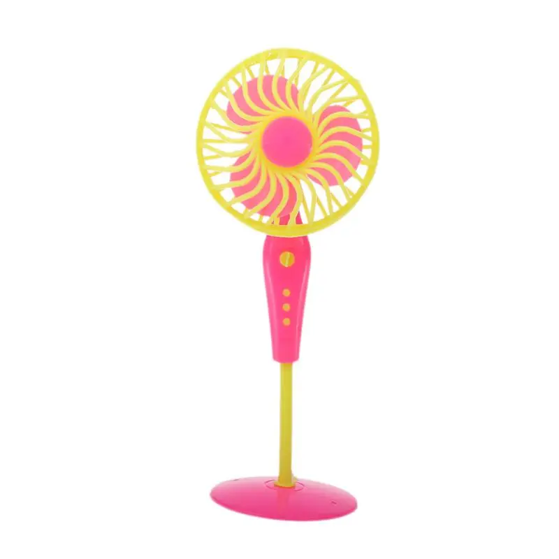 Mini Plastic Fan Doll Accessories Doll Furniture Dollhouse For Barbie Dolls Girl Toys Gift