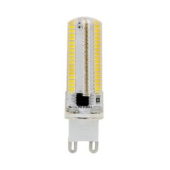 

152 Leds 3014 SMD Dimmable G9 LED Bulb Super Bright Light Sillcone Body Spotlight For Crystal Chandelier Replace 15W CFL Lamp