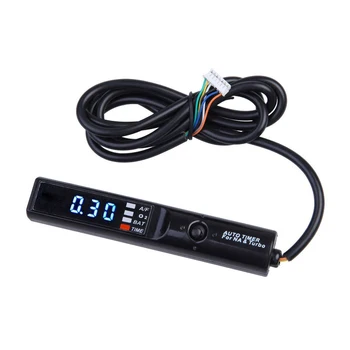 

Universal Auto Turbo Timer Car Clock For NA Black Pen Control JDM LED Digital Display Three Colors ME3L