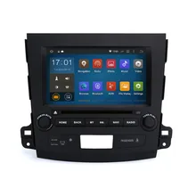 8″Quad Core 1024×600 Android 5.1.1 Car DVD for Mitsubishi Outlander 2006-2012 BT 3G Wifi RDS Mirror Link with 8G map card