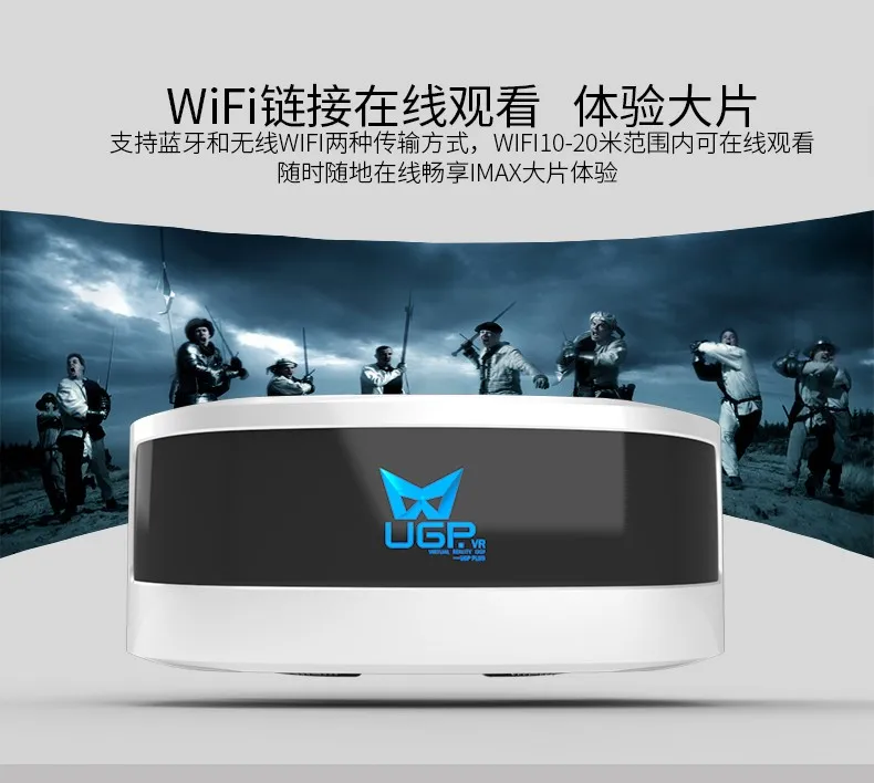 Новинка VR 3d 1080 Pglasses одна голова типа Виртуальная реальность Кино игра шлем VR встроенный wifi Bluetooth 4,0