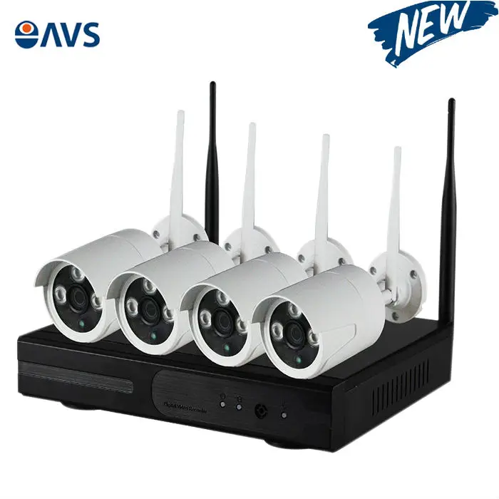 Wireless Surveillance 4CH 960P IP CCTV Camera Kit Day/Night