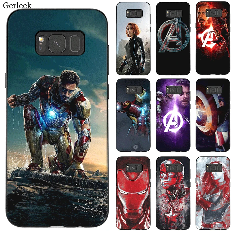 Silicone Mobile Phone Case For Samsung A70 A60 A50 A40 A20 A30 A10 A9 A8 A7 A6 A5 Plus Cover The Avengers Shell | Мобильные телефоны