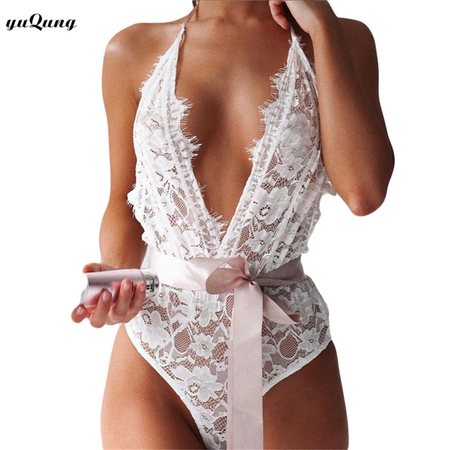 Naked Girls Lace Bodysuit