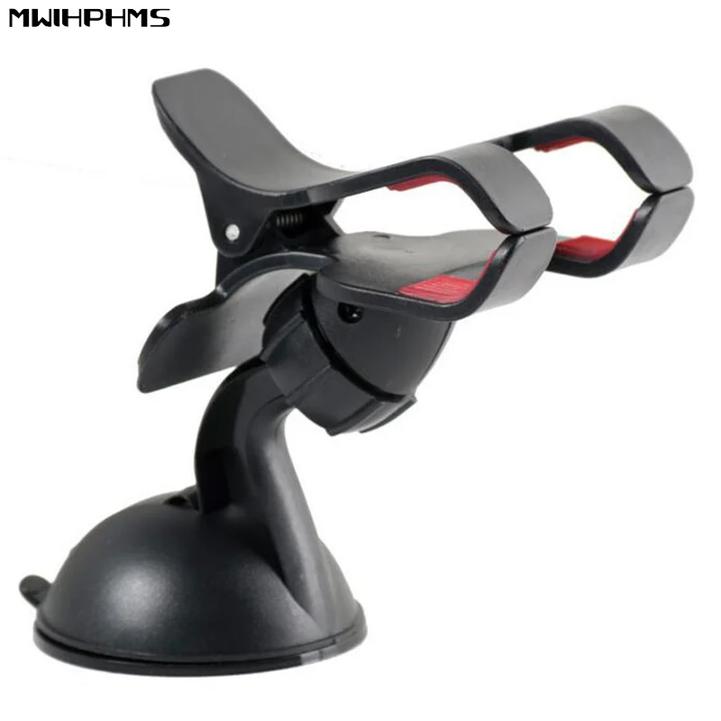 New universal black mobile phone holder Double clip sucker