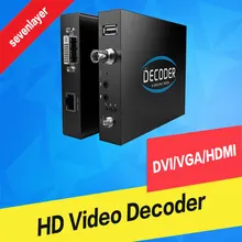 H.264 IP потоковый к DVI/HDMI/SDI/VGA выходной декодер